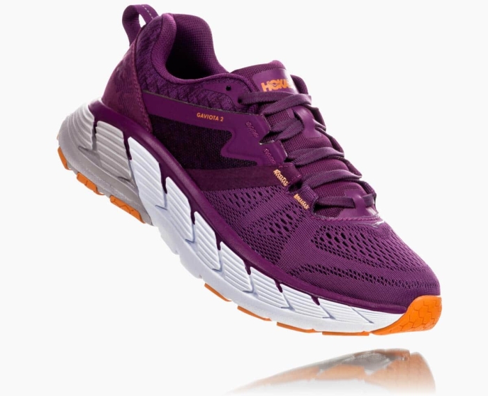 Hoka Joggesko Salg - HOKA ONE ONE Gaviota 2 Dame Lilla [NO-84NDHF]